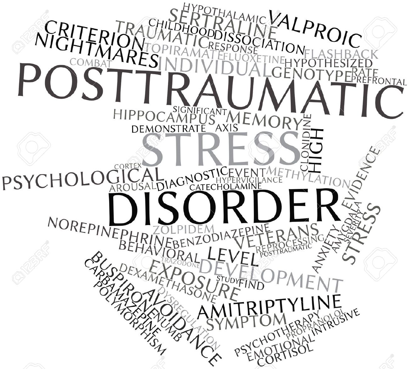 16580025-abstract-word-cloud-for-posttraumatic-stress-disorder-with-related-tags-and-terms-stock-photo